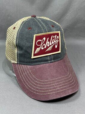 Schlitz Beer Ouray Sportswear Snapback Hat Cap Trucker Mesh Adjustable Dad Mens